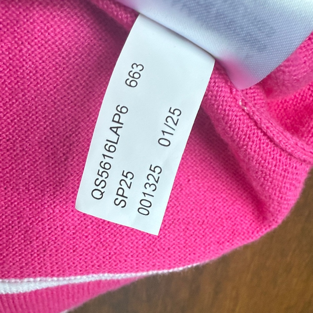 ⚜️ MICHAEL KORS Women’s Fuchsia Short Sleeve Sweater Size Small ⚜️ - Picture 15 of 15